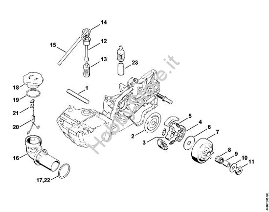 Frizione, succhieruola BT 360 BT 360 brand Stihl